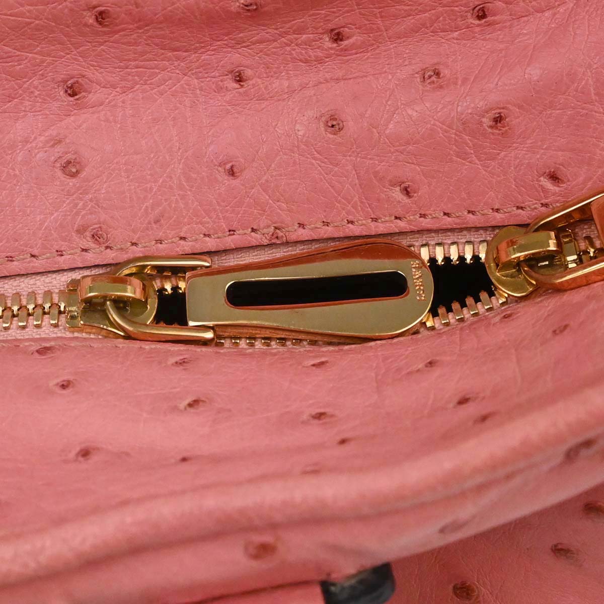 Loewe * Pink Ostrich Amazona 36 Handbag