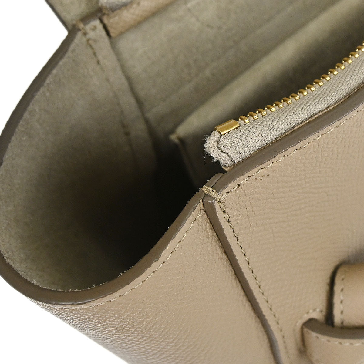 Celine Beige Belt Bag Micro 2way Shoulder Handbag