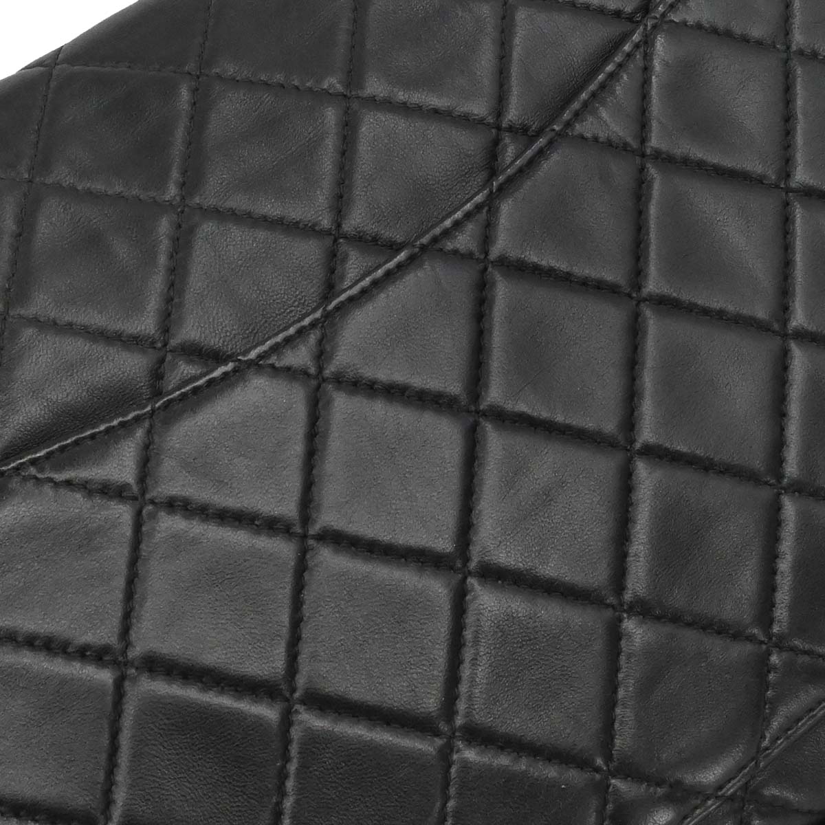 Chanel Black Lambskin Hula Hoop Large Handbag