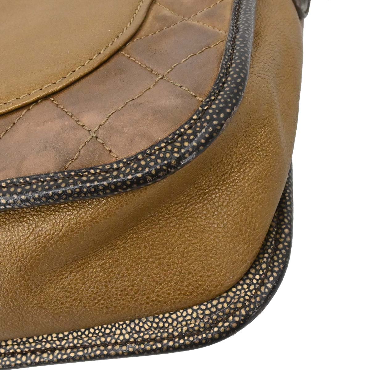 Chanel Brown Calfskin Paris-Bombay Back to School Messenger 2way Shoulder Handbag