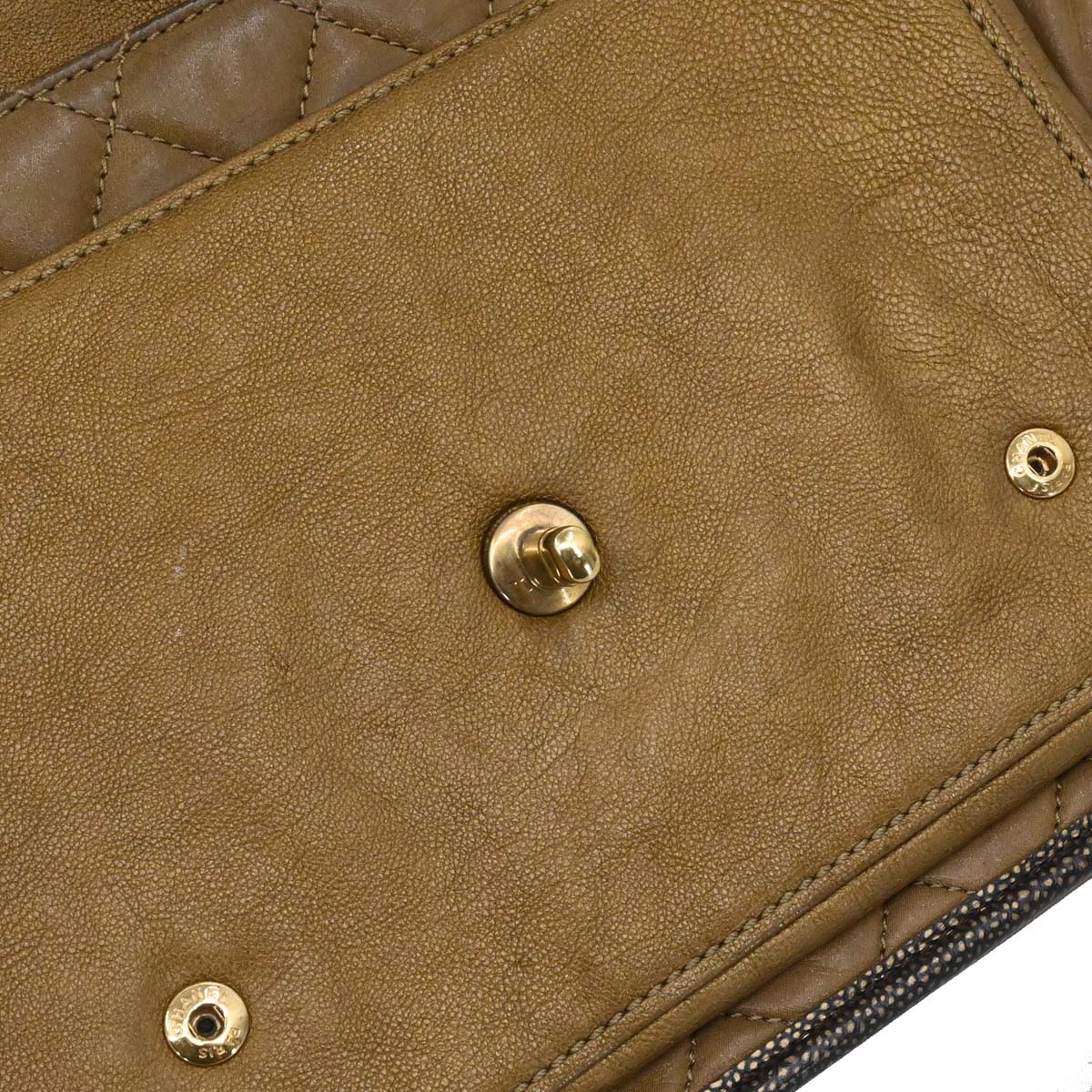 Chanel Brown Calfskin Paris-Bombay Back to School Messenger 2way Shoulder Handbag