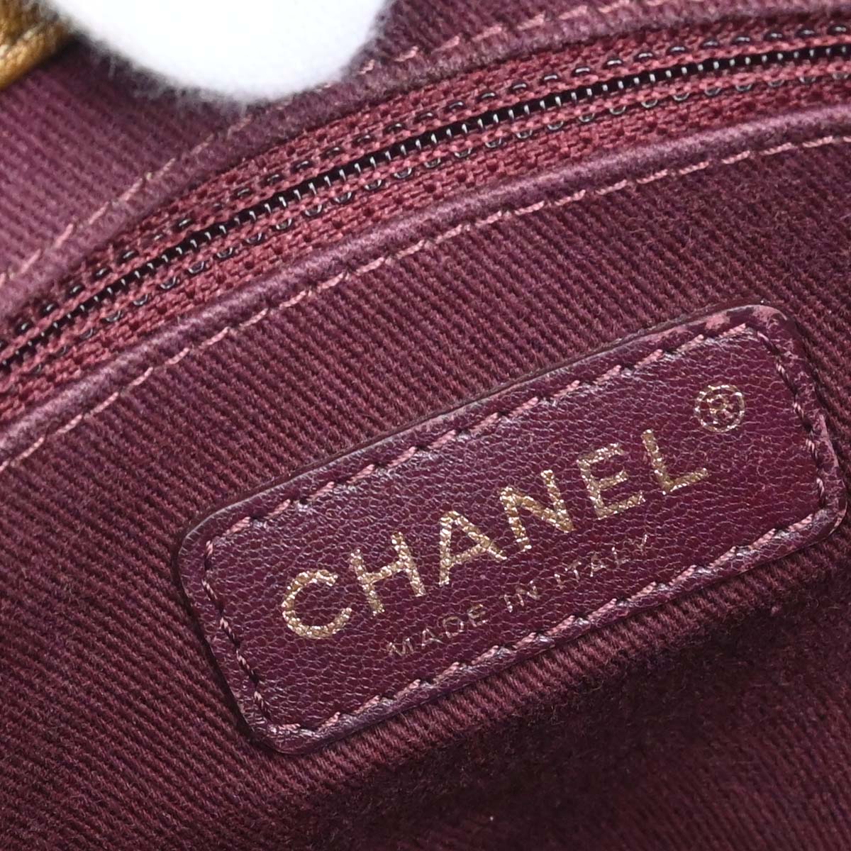 Chanel Brown Calfskin Paris-Bombay Back to School Messenger 2way Shoulder Handbag