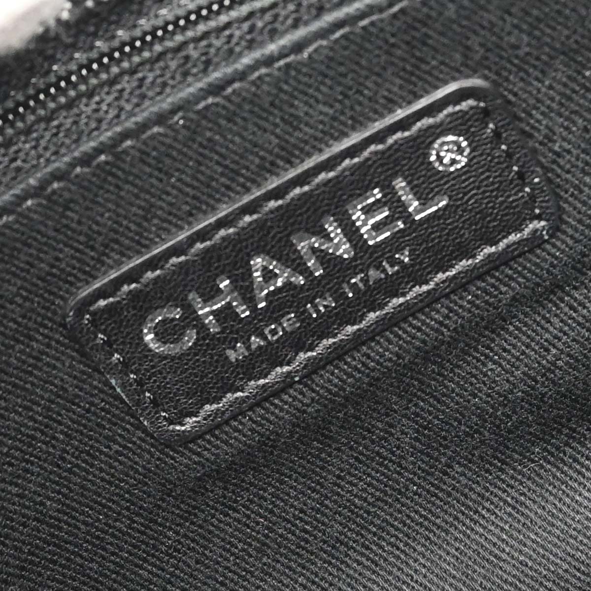 Chanel Black Quilted Denim Medium Airlines Buckle 2way Shoulder Handbag