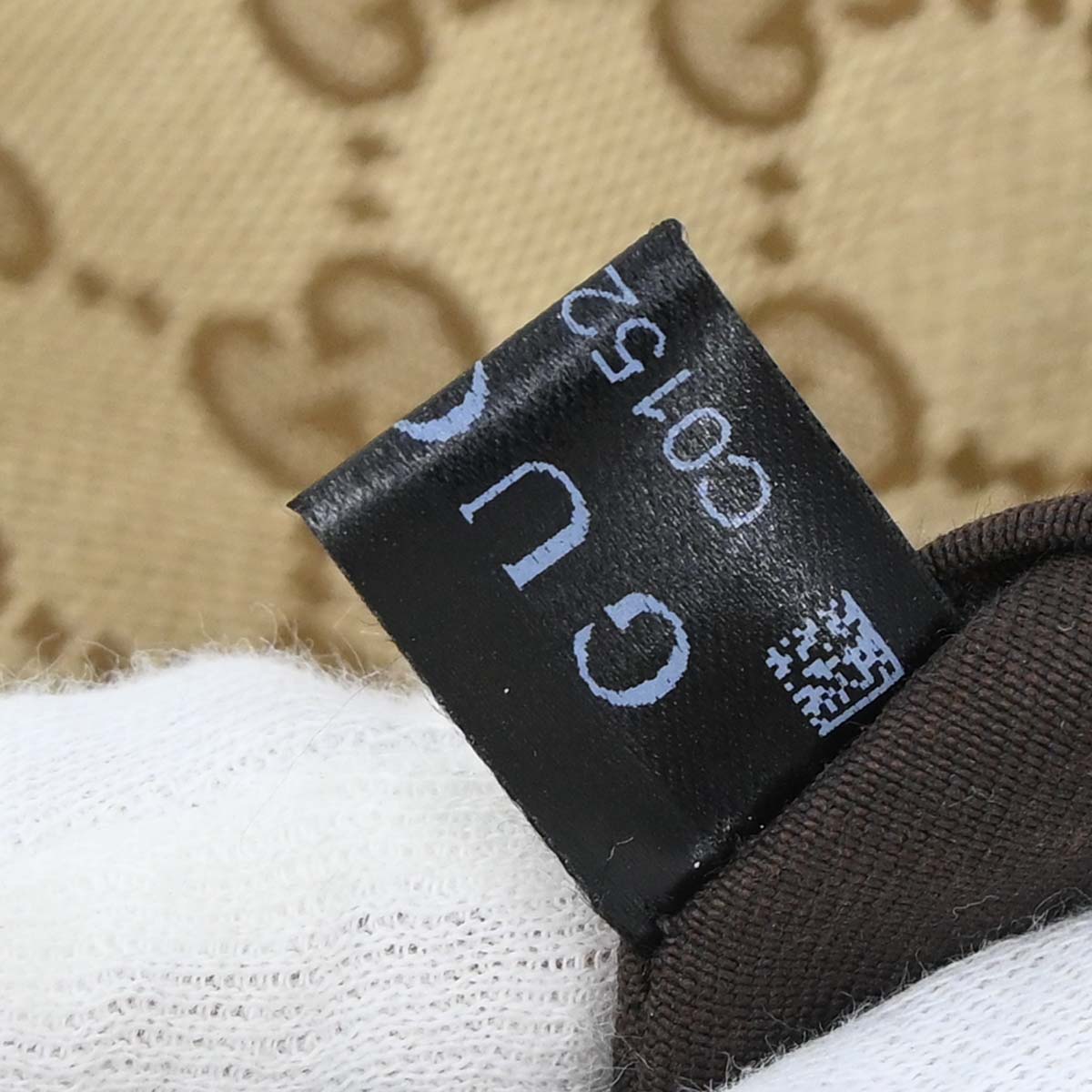 Gucci Brown Beige Canvas GG Shoulder Bag