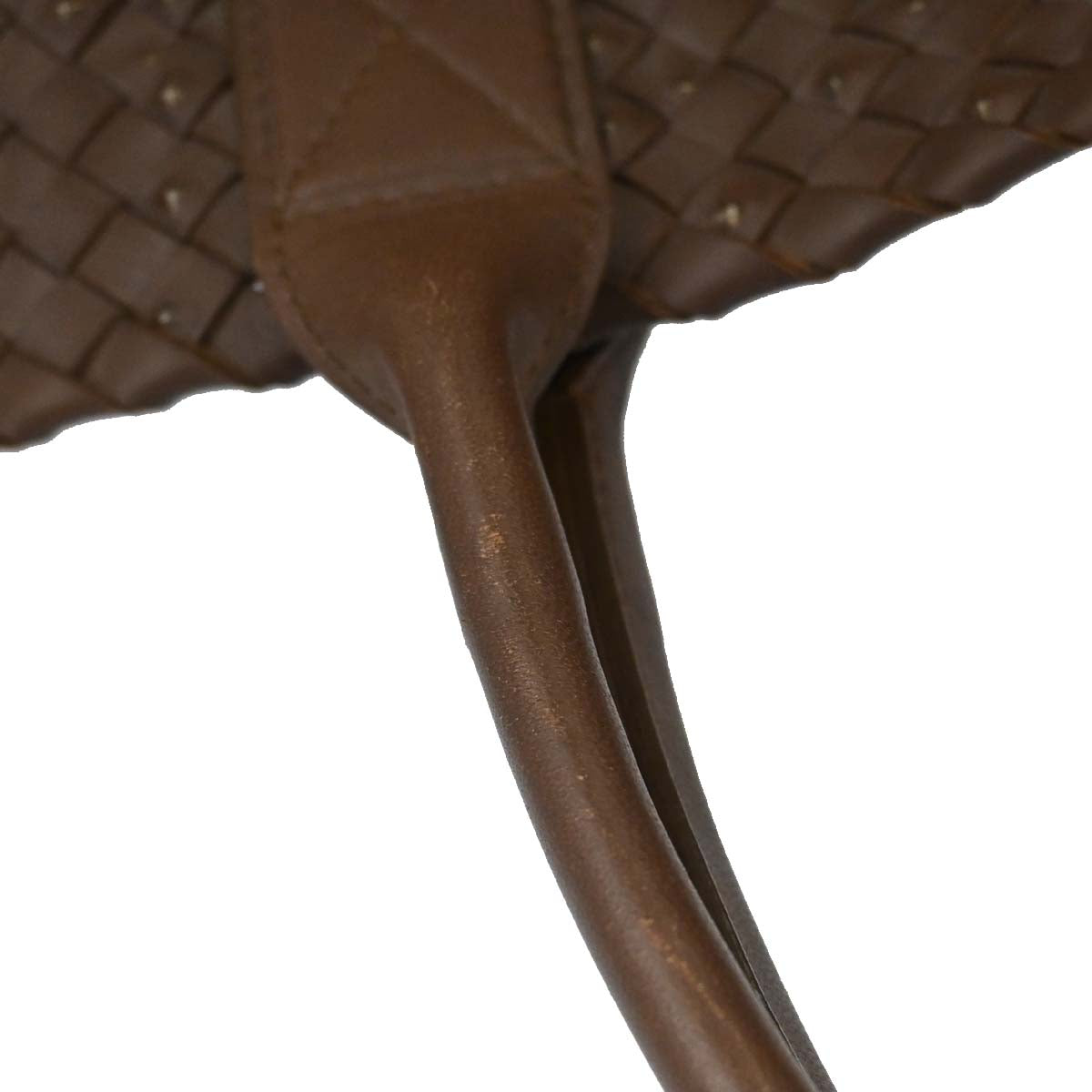 Bottega Veneta Brown Leather Intrecciato Tote Handbag