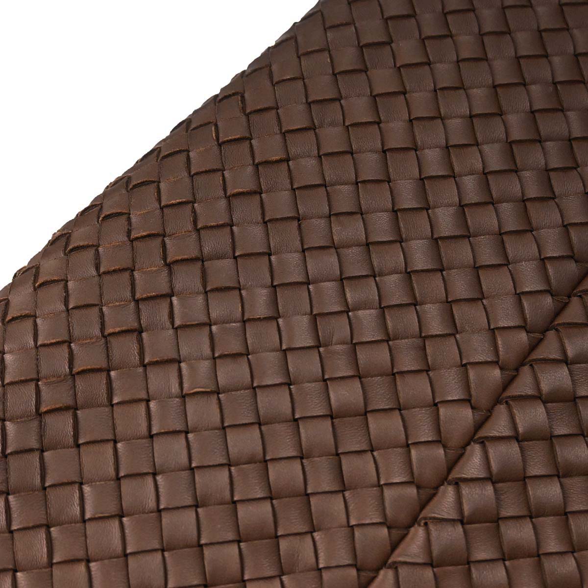 Bottega Veneta Brown Leather Intrecciato Tote Handbag