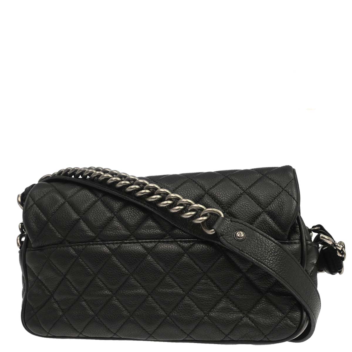 Chanel Black Calfskin Casual Rock Shoulder Bag