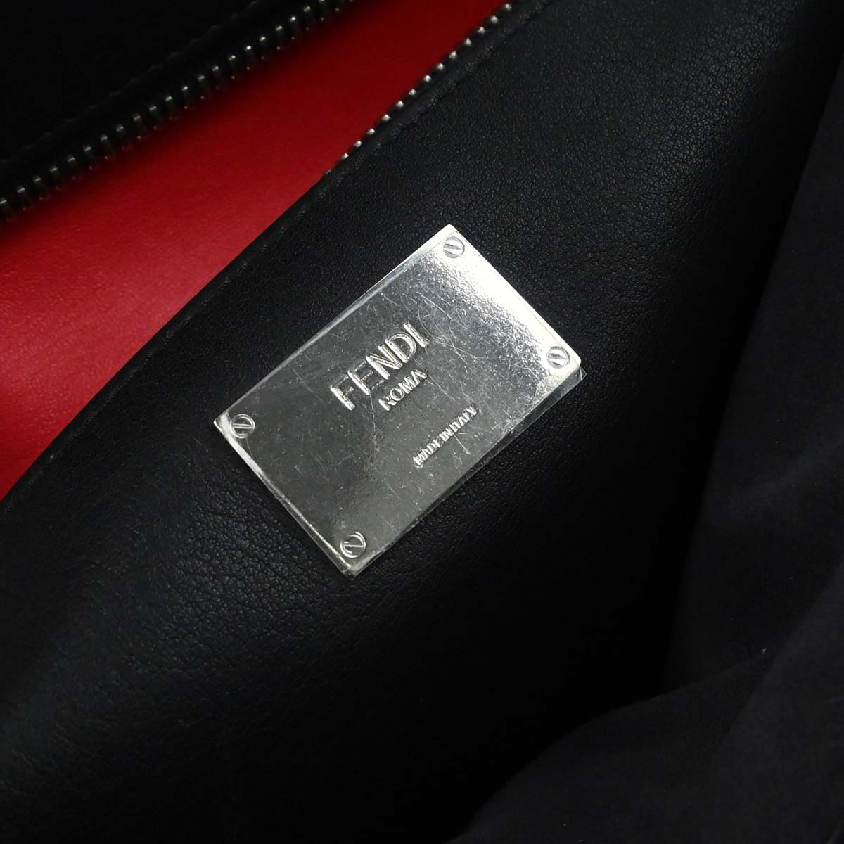 Fendi Black Peekaboo Fit Monster 2way Shoulder Handbag