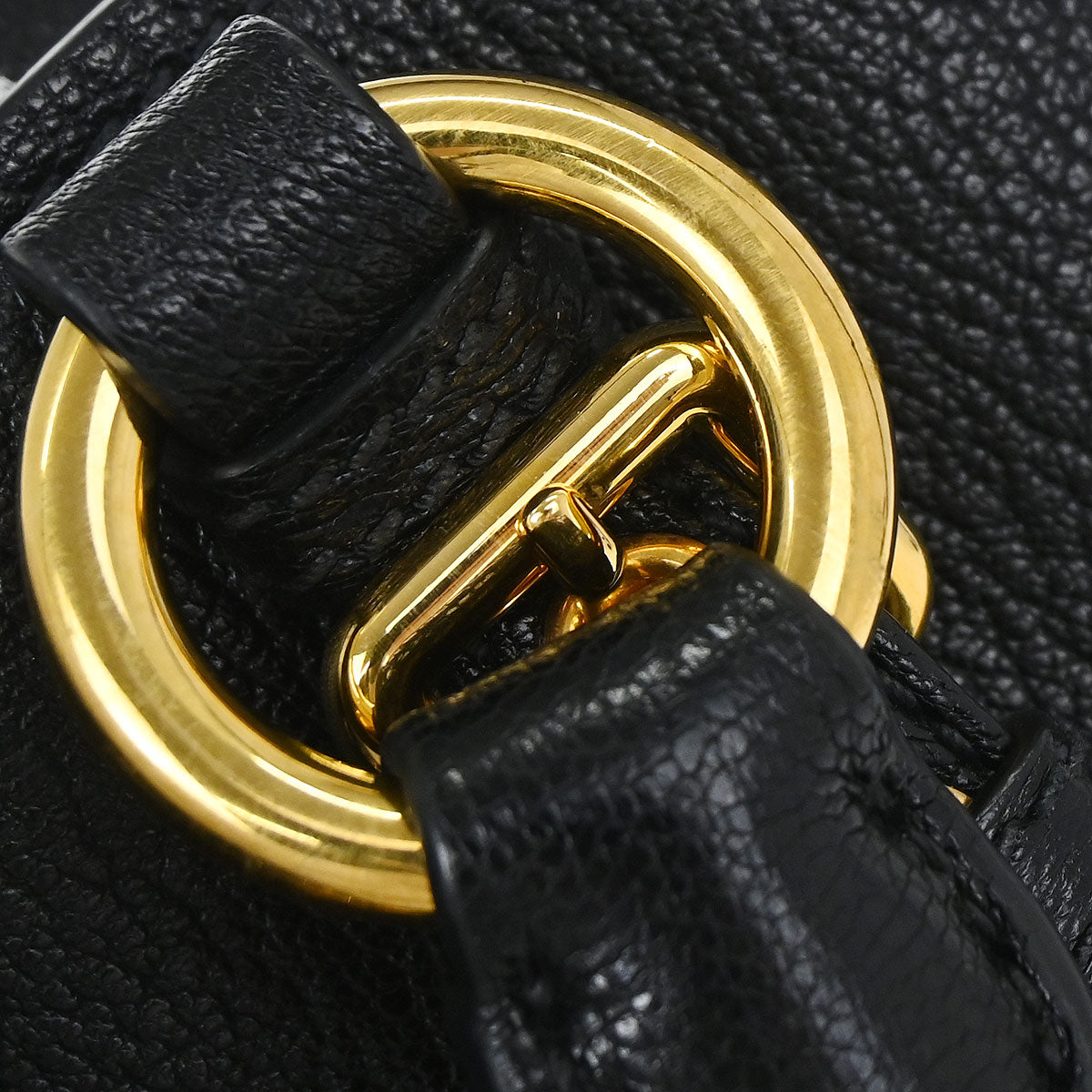 Miu Miu Black Chevre 2way Shoulder Tote Bag