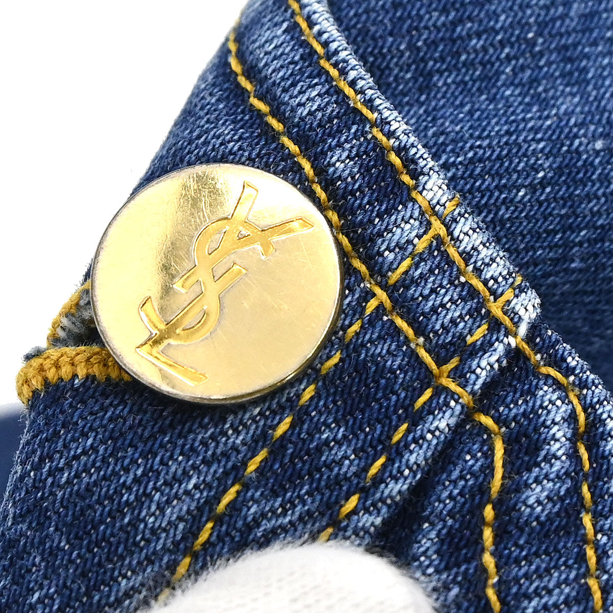 Yves Saint Laurent Long Denim Pants Blue #38