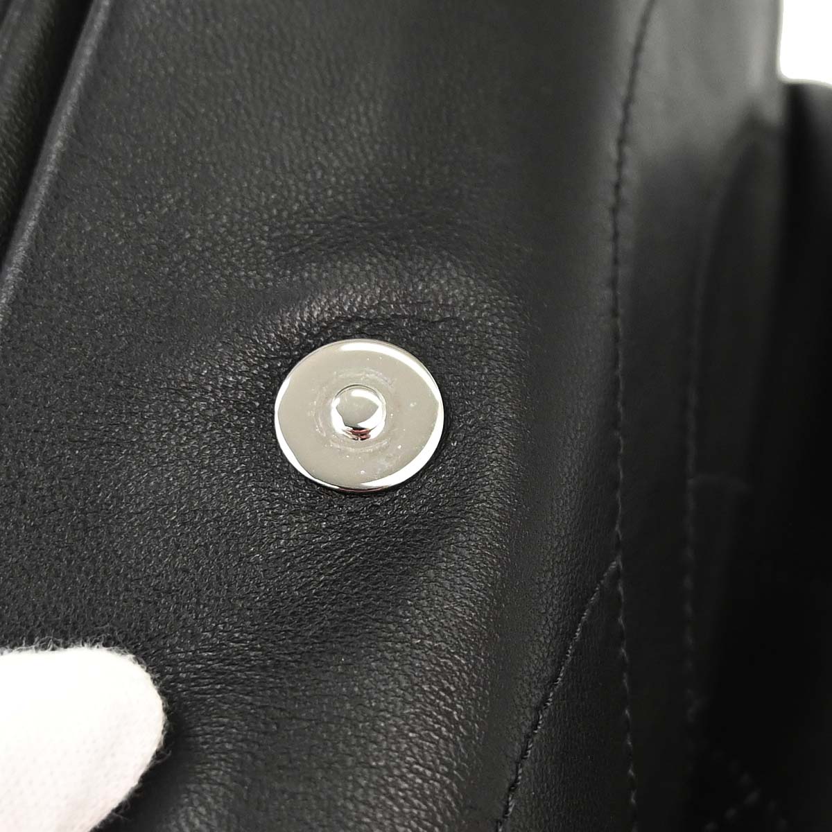 Chanel Black Lambskin Clutch Bag