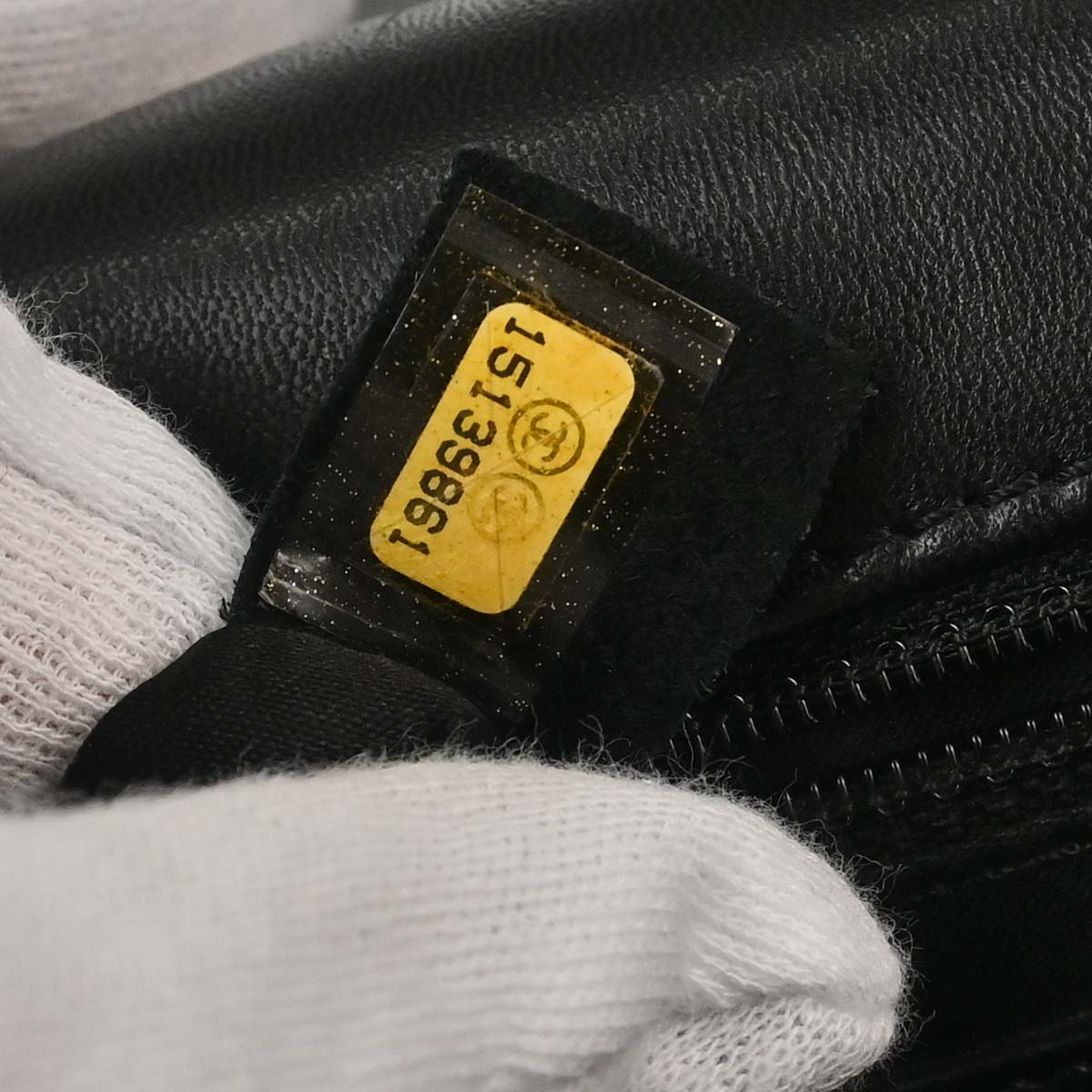 Chanel Black Tweed Lambskin Patchwork Stitch Shoulder Bag