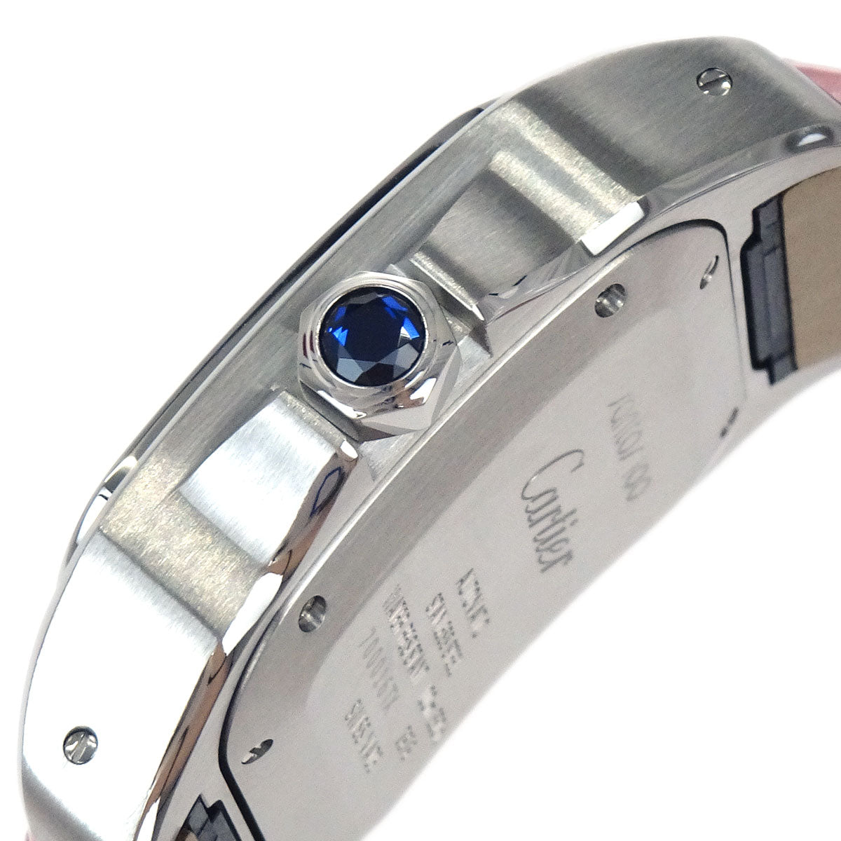 Cartier * Santos 100 MM 33mm Ref.2878 Self-winding Watch SS Alligator
