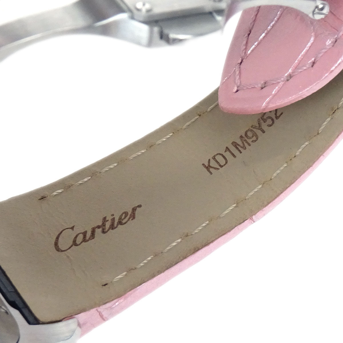 Cartier * Santos 100 MM 33mm Ref.2878 Self-winding Watch SS Alligator