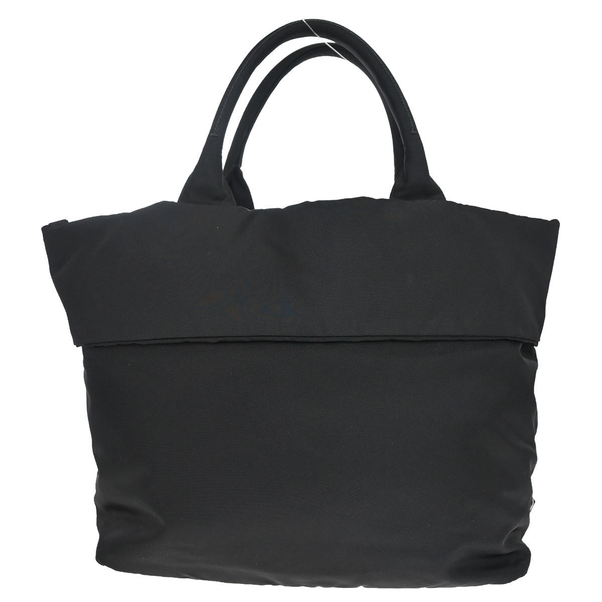 Prada Black Nylon Reversible 2way Shoulder Tote Handbag