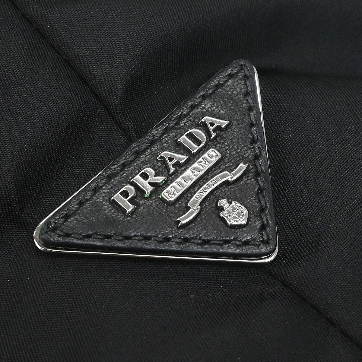 Prada Black Nylon Reversible 2way Shoulder Tote Handbag