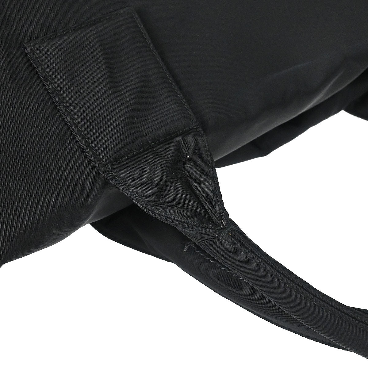 Prada Black Nylon Reversible 2way Shoulder Tote Handbag