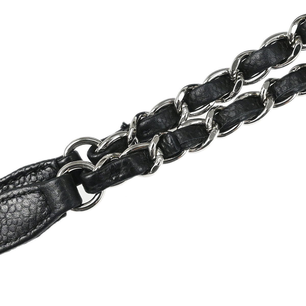Chanel 2013-2014 Black Caviar Skin Timeless CC Chain Tote Bag