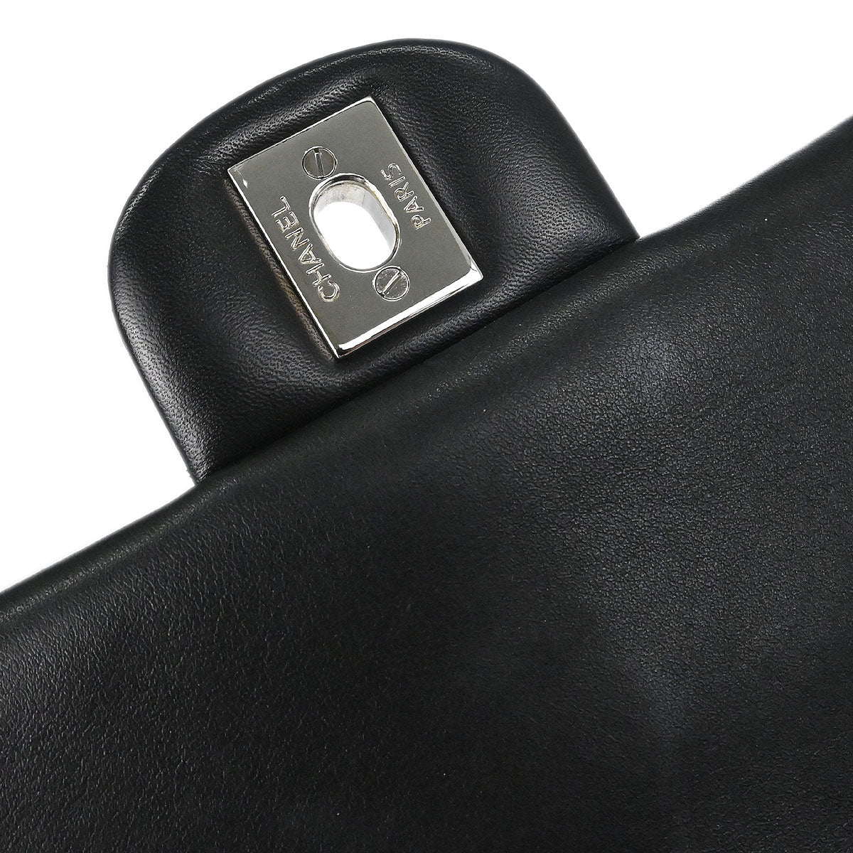 Chanel 2014 Black Perforated Lambskin Handbag