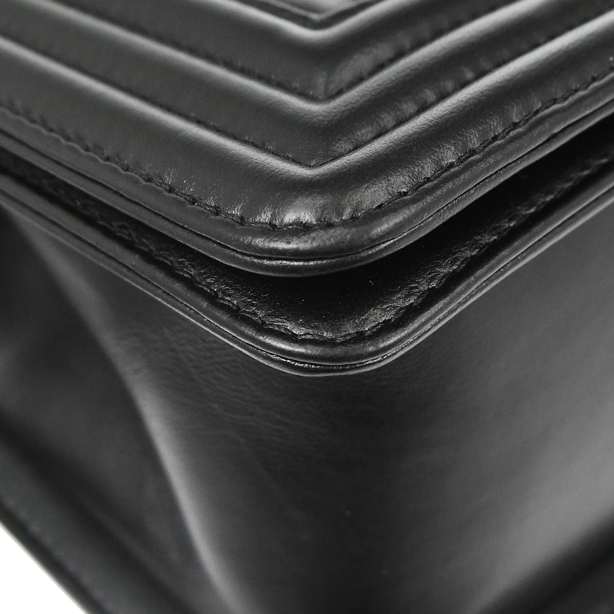 Boy Chanel Black Lambskin Medium Shoulder Bag