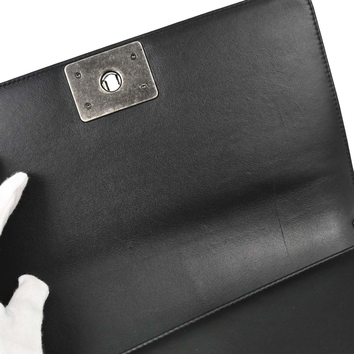 Boy Chanel Black Lambskin Medium Shoulder Bag
