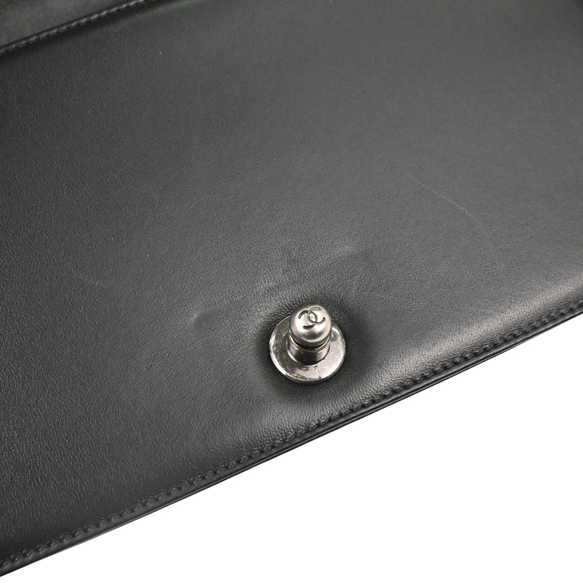 Boy Chanel Black Lambskin Medium Shoulder Bag