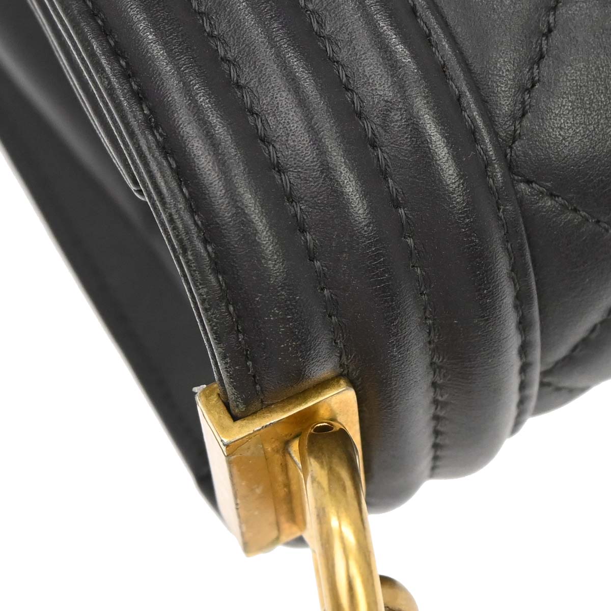 Boy Chanel 2019 Dark Gray Lambskin Medium Chain Shoulder Bag