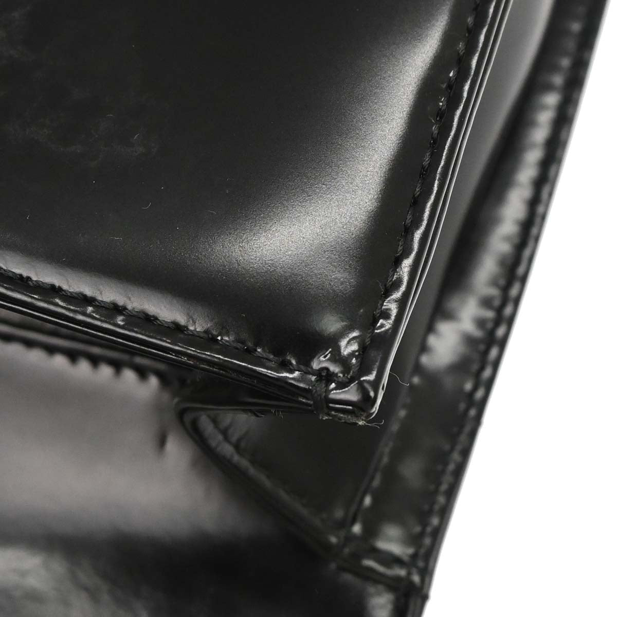 Boy Chanel 2012 Black Glazed Calfskin Medium Chain Shoulder Bag