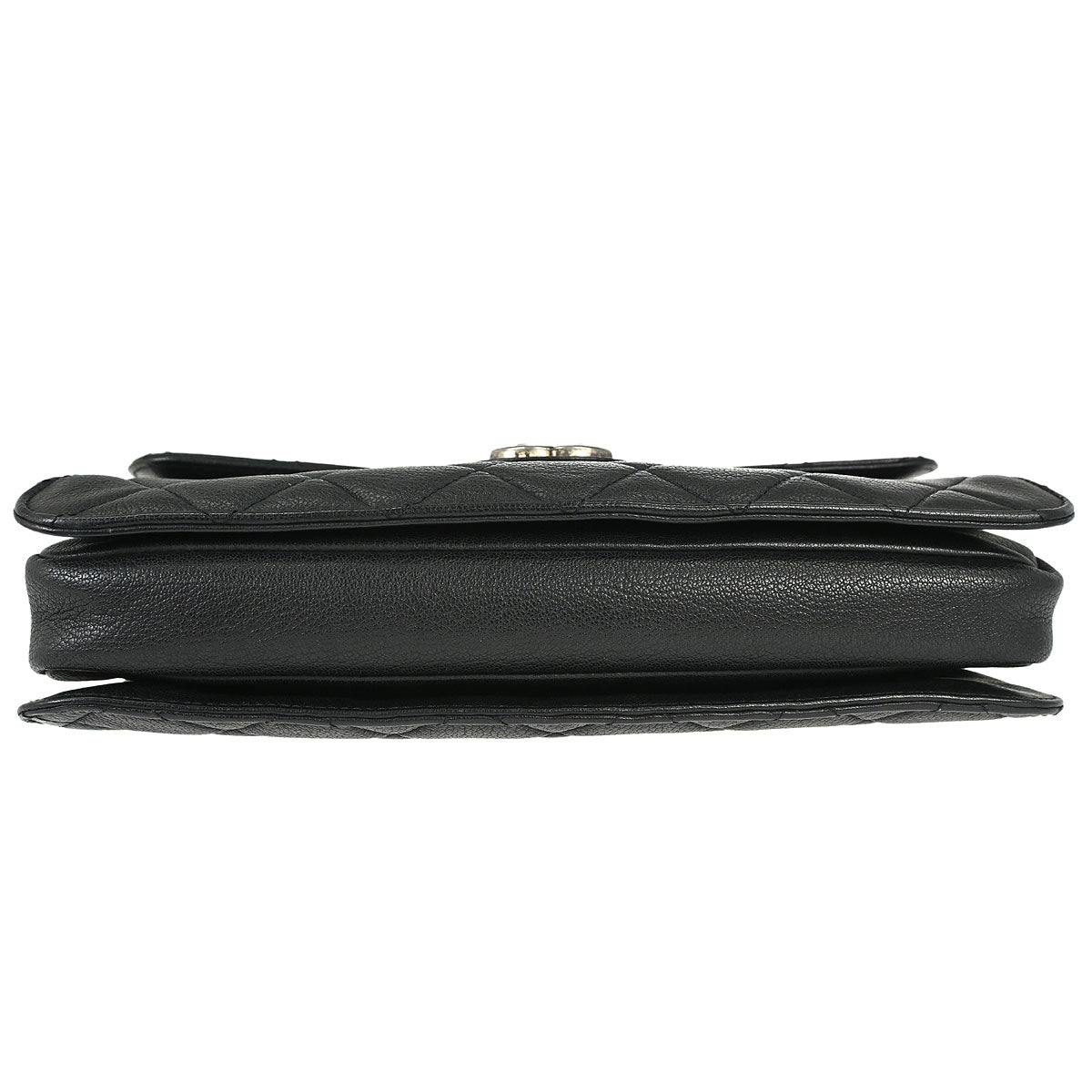 Chanel Black Calfskin Perfect Edge Flap Bag 2way Shoulder Handbag
