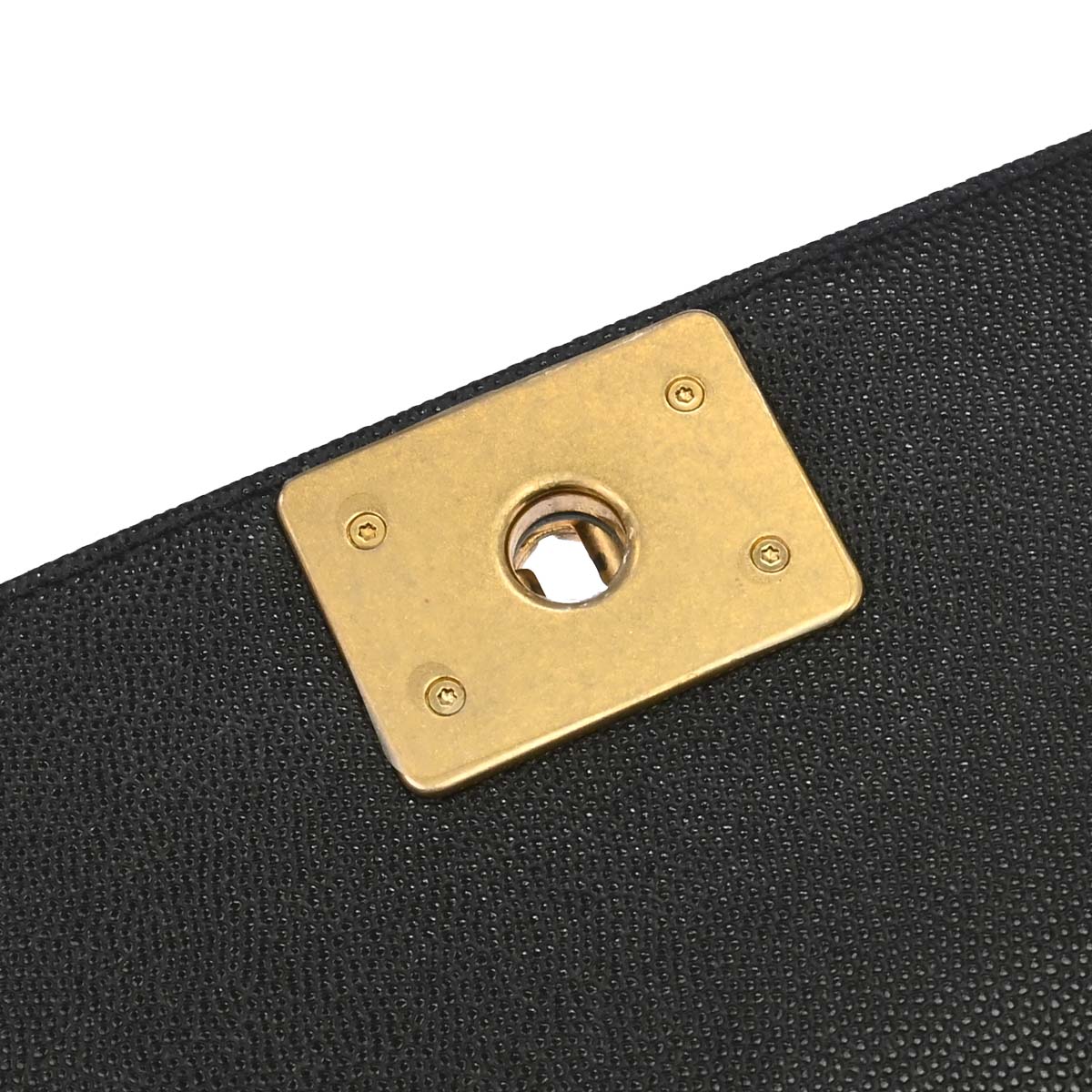 Boy Chanel 2019 Black Caviar Skin Medium Shoulder Bag