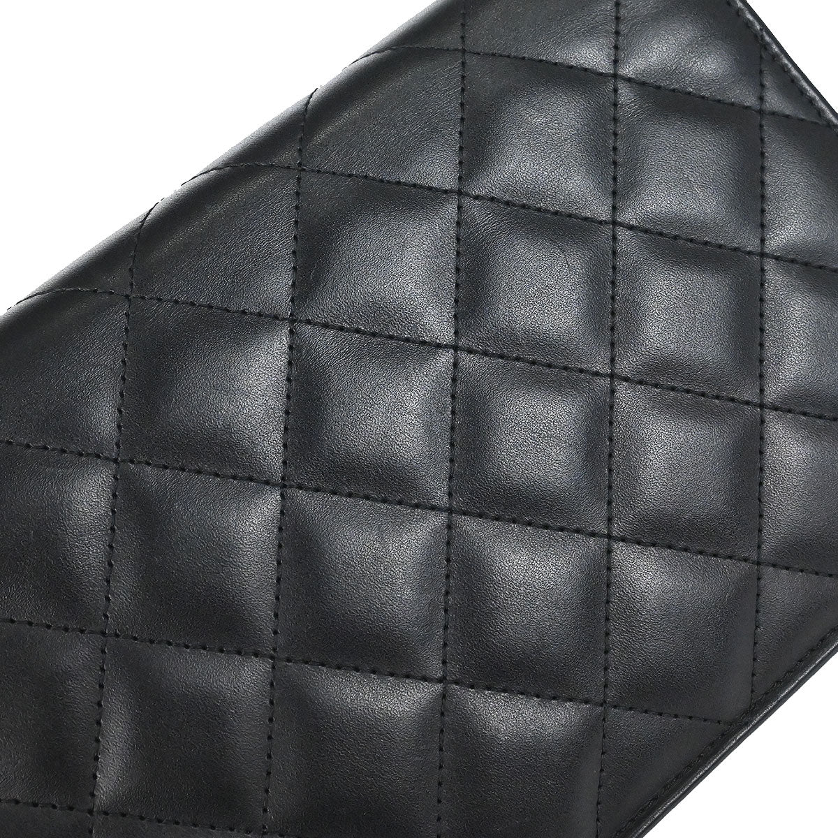 Chanel 2012 Calfskin Cambon Ligne WOC Wallet on Chain Shoulder Bag