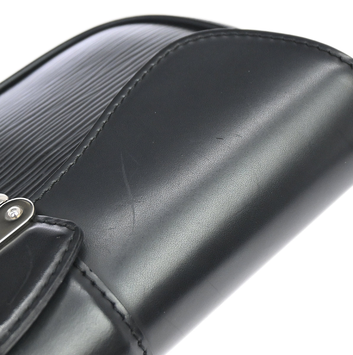 Louis Vuitton Black Epi Pochette Montaigne Handbag M59292