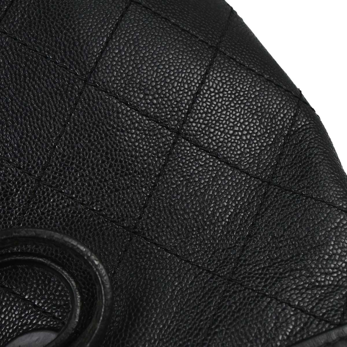 Chanel Black Caviar Skin On The Road Shopping Fever Tote Bag