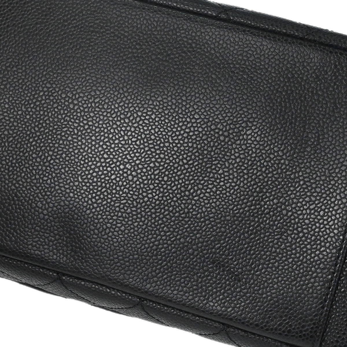Chanel 2012 Black Caviar Skin Grand Shopping Tote GST Chain Handbag