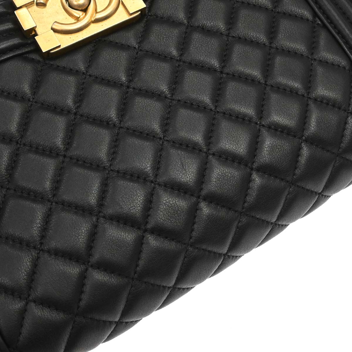 Boy Chanel 2018 Black Lambskin Medium Shoulder Bag
