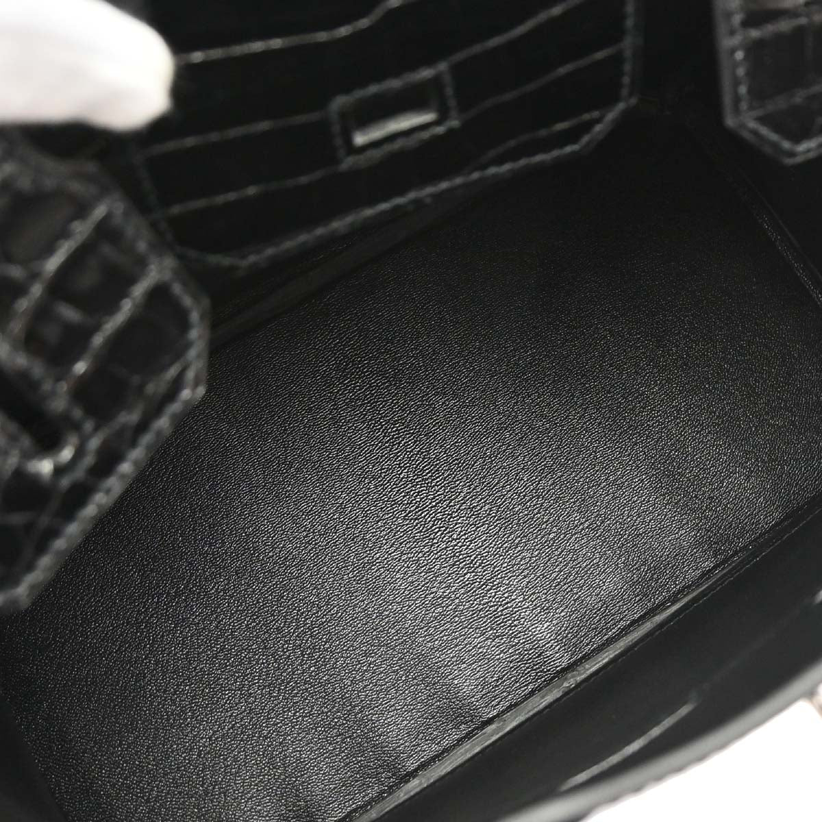 Hermes * Black Niloticus Birkin 30 Handbag