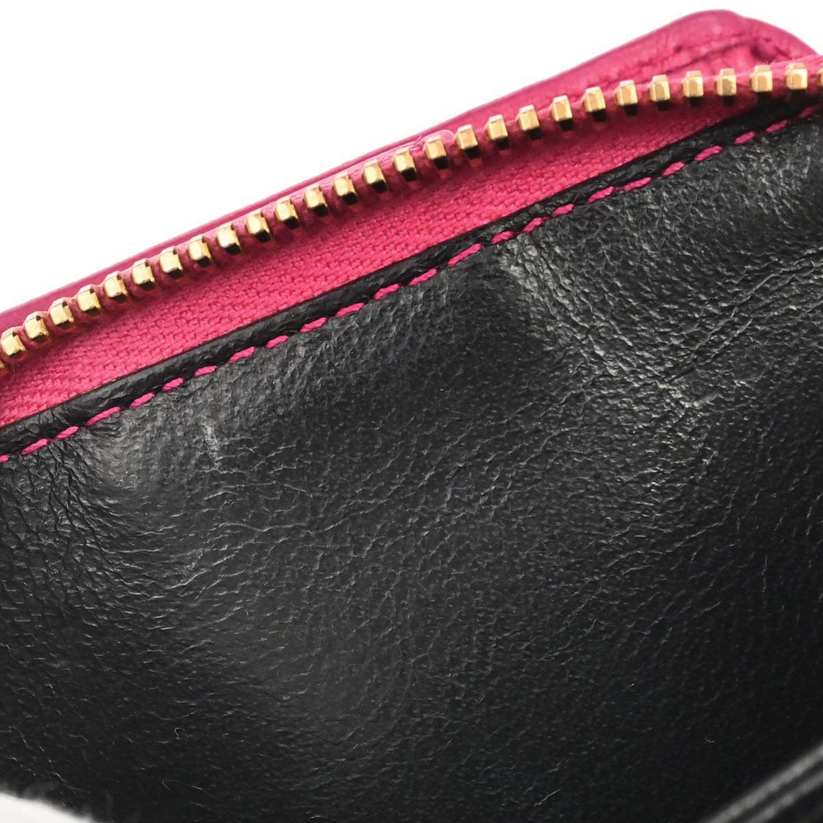 Yves Saint Laurent Pink Calfskin Compact Wallet