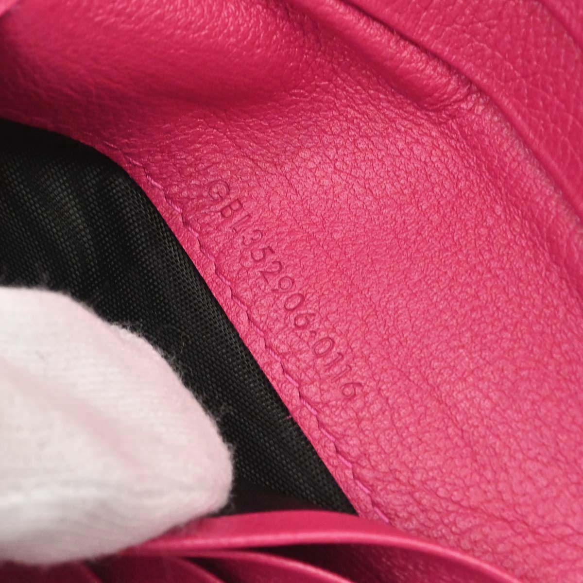 Yves Saint Laurent Pink Calfskin Compact Wallet