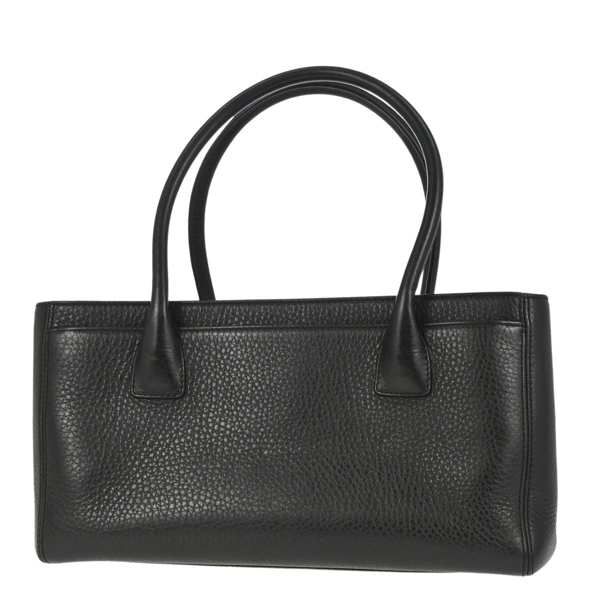Chanel 2013-2014 Black Deerskin Executive Cerf Tote Bag