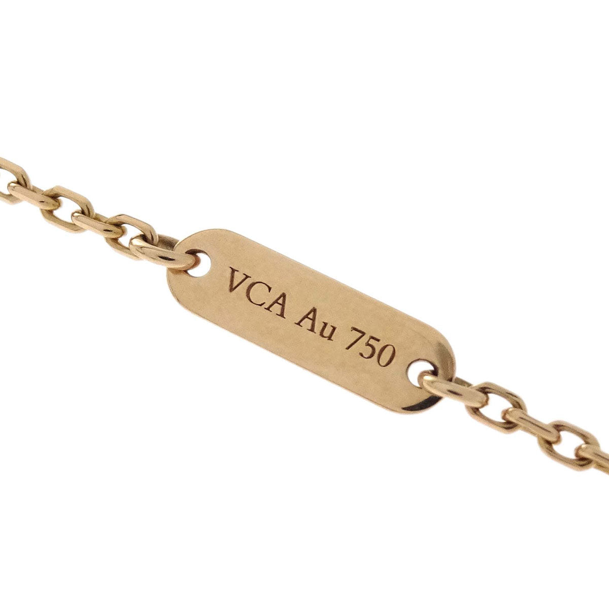 Van Cleef & Arpels Vintage Alhambra Pendant Pearl Diamond Au750 Jewelry