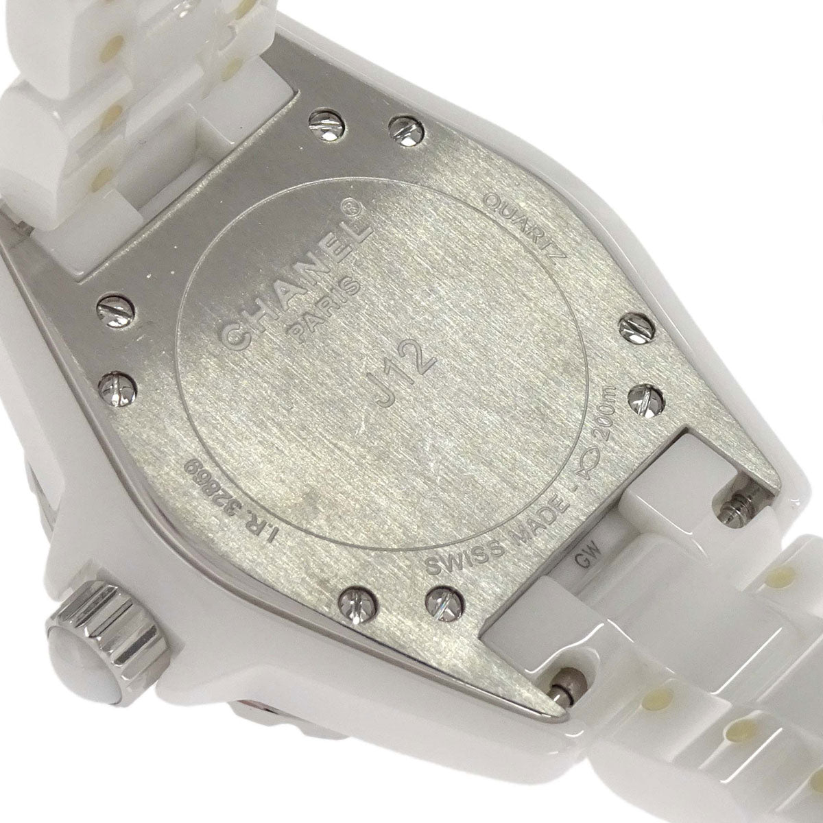 Chanel J12 33mm Ref.H0968 Quartz Watch Ceramic White
