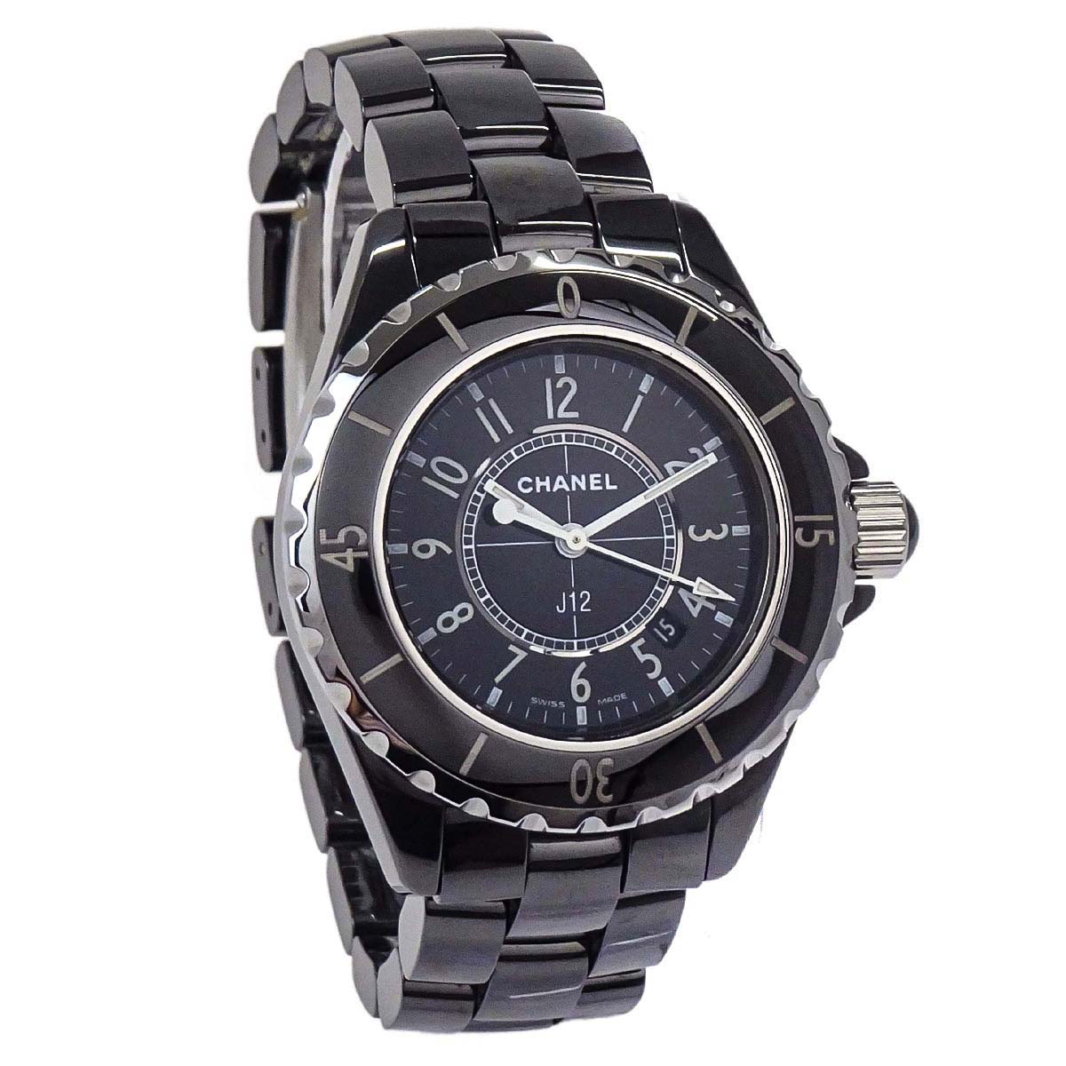 Chanel J12 34mm Ref.H0682 Quartz Watch Ceramic Black