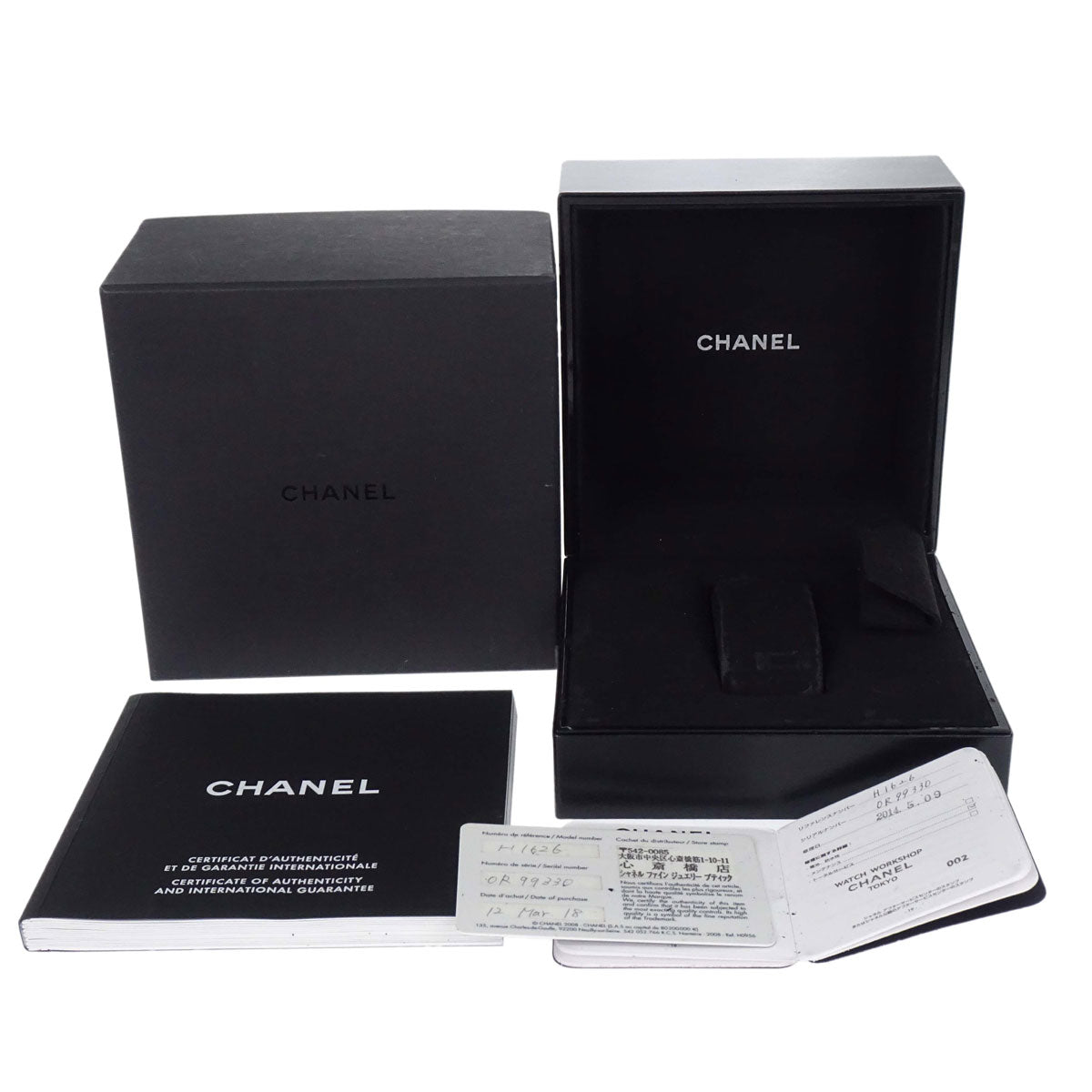 Chanel J12 39mm Ref.H1626 Self-winding Watch Ceramic SS Diamond Black