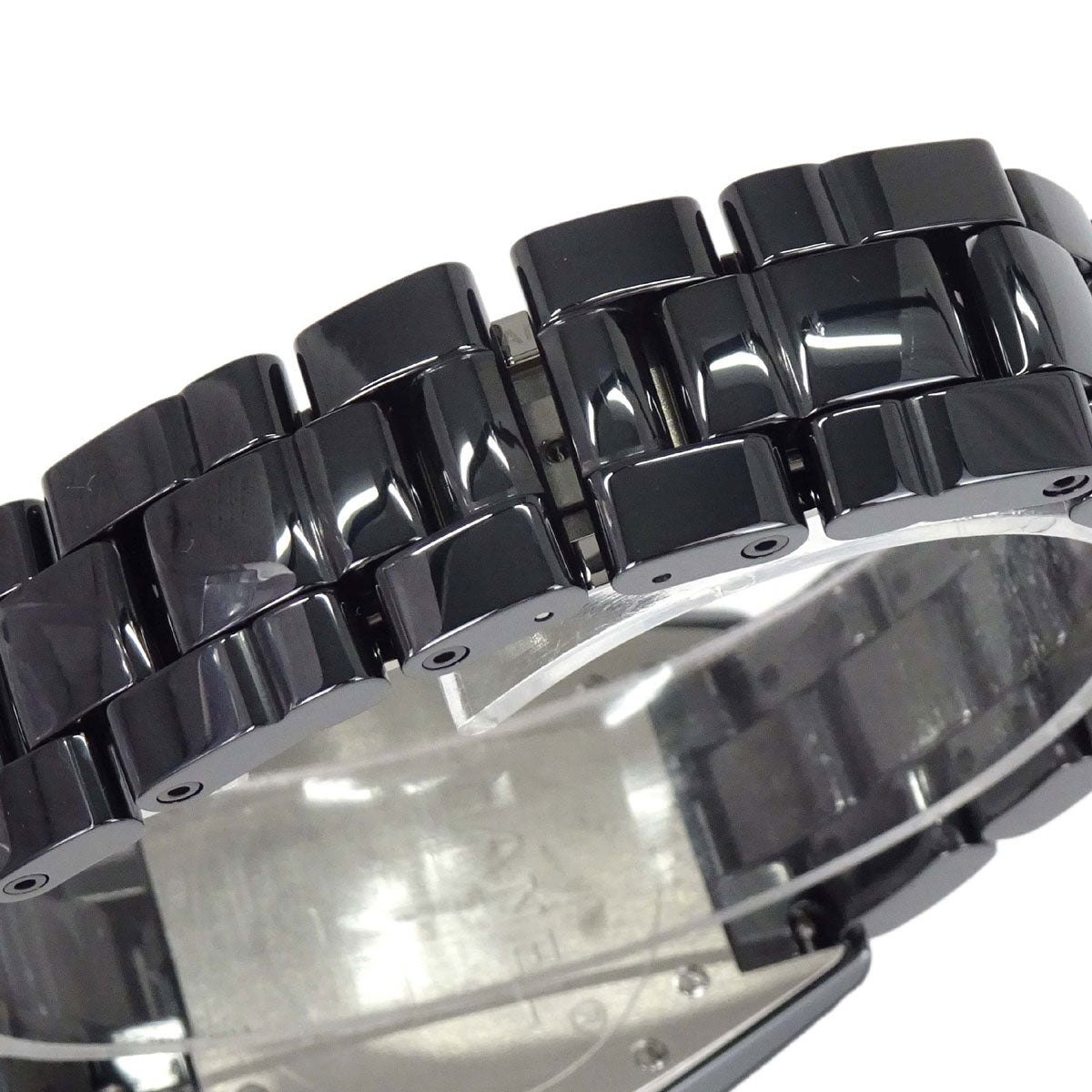 Chanel J12 39mm Ref.H1626 Self-winding Watch Ceramic SS Diamond Black