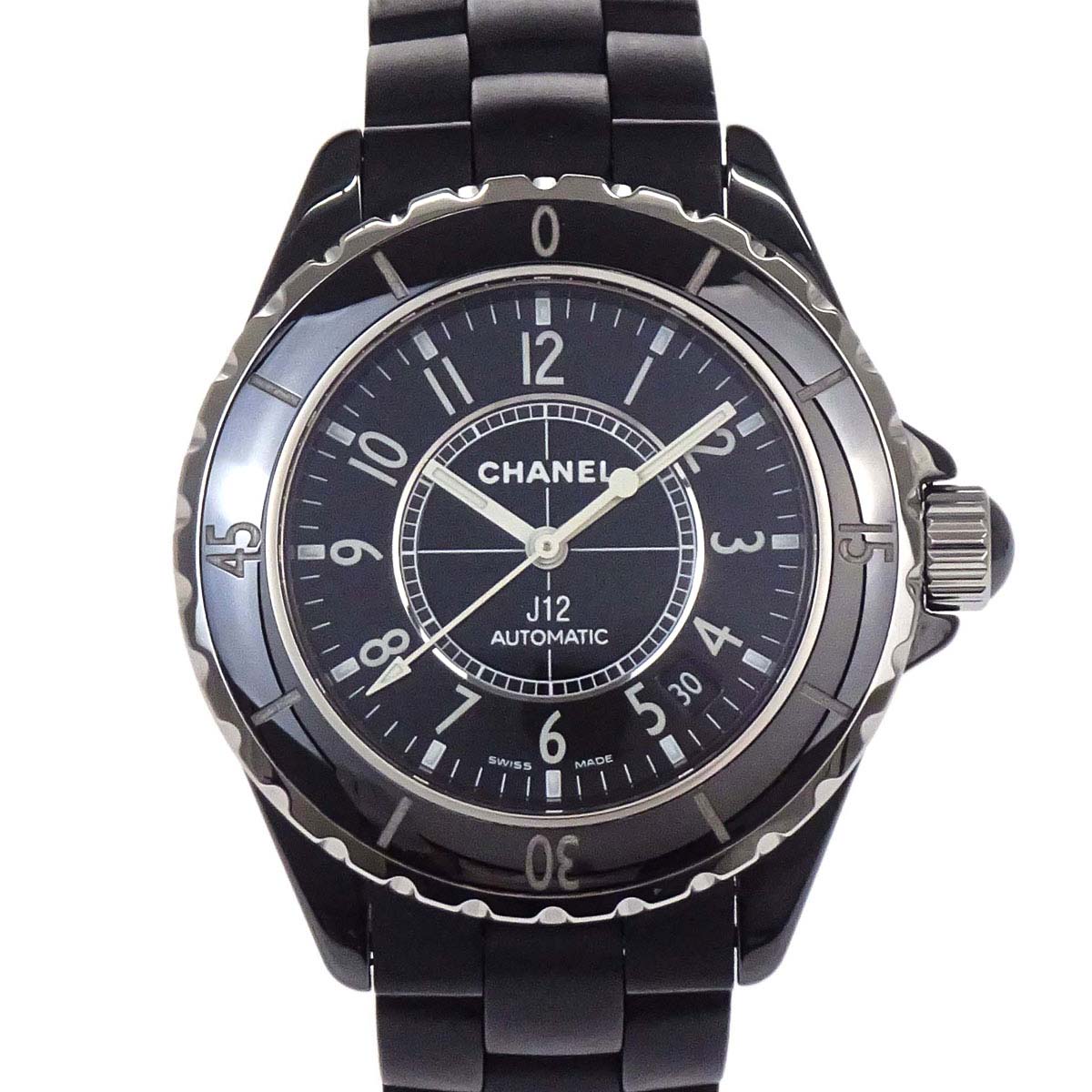 Chanel Ref.H0684 J12 39mm Self-winding Watch Ceramic Black