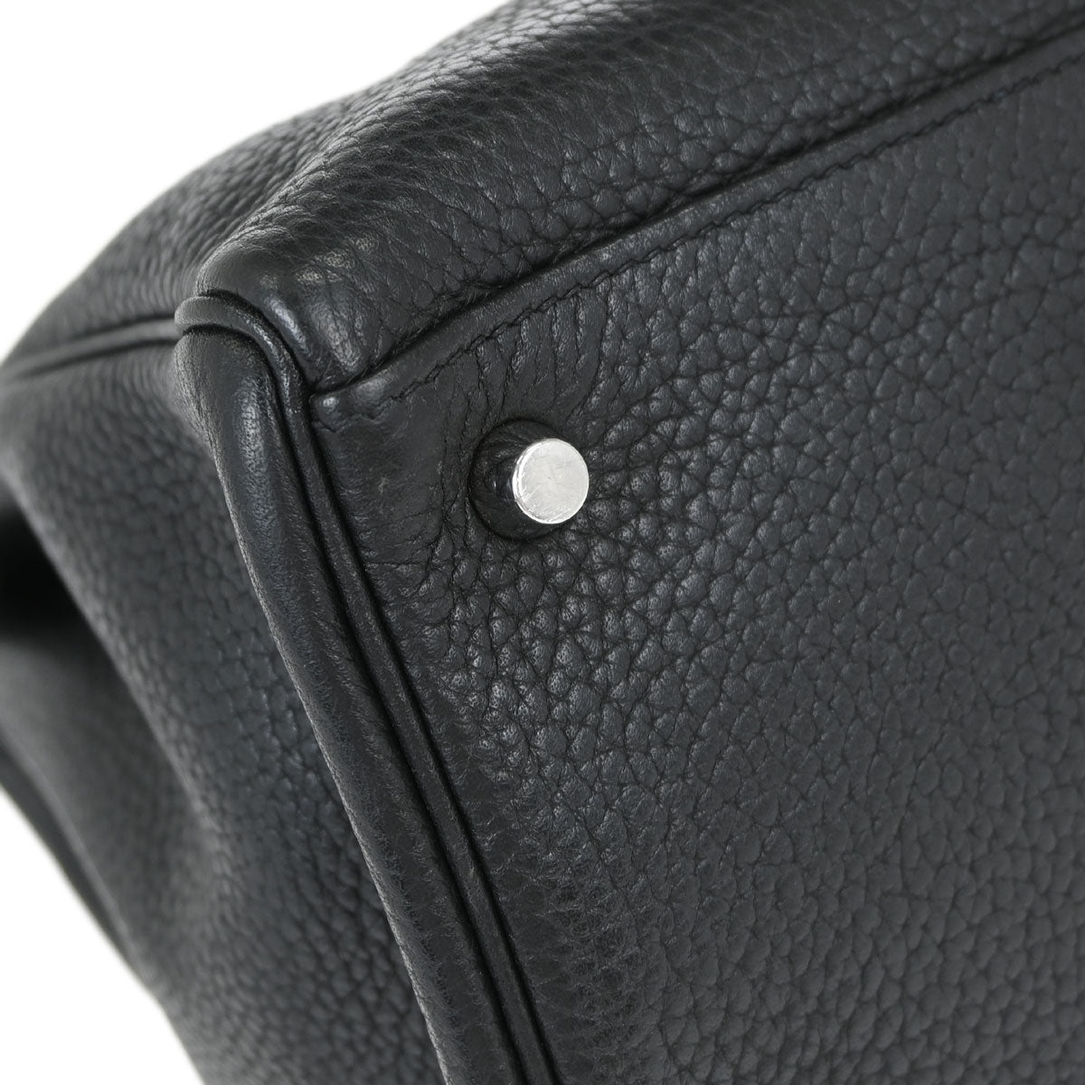 Hermes 2010 Black Taurillon Clemence Kelly 35 Retourne 2way Shoulder Handbag