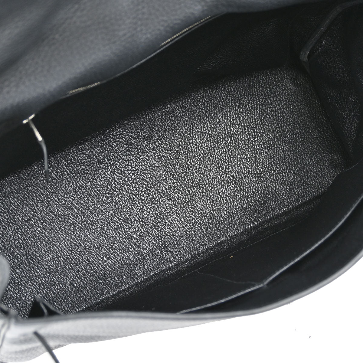 Hermes 2010 Black Taurillon Clemence Kelly 35 Retourne 2way Shoulder Handbag