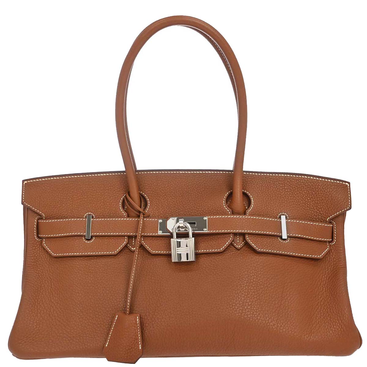 Hermes Gold Togo JPG Shoulder Birkin Handbag