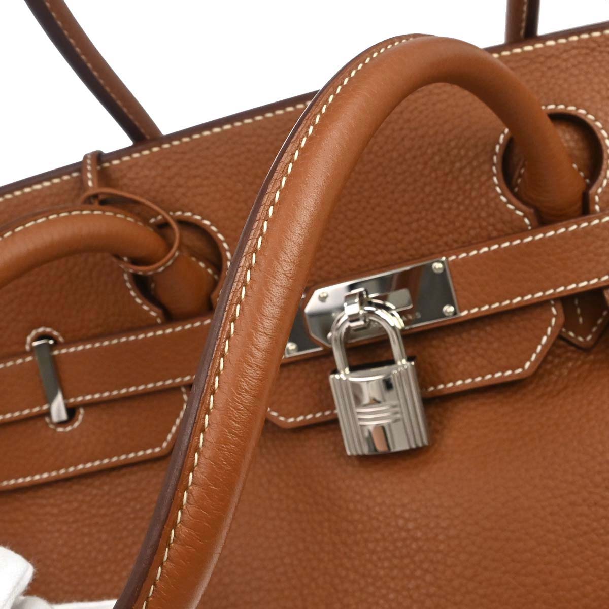 Hermes Gold Togo JPG Shoulder Birkin Handbag