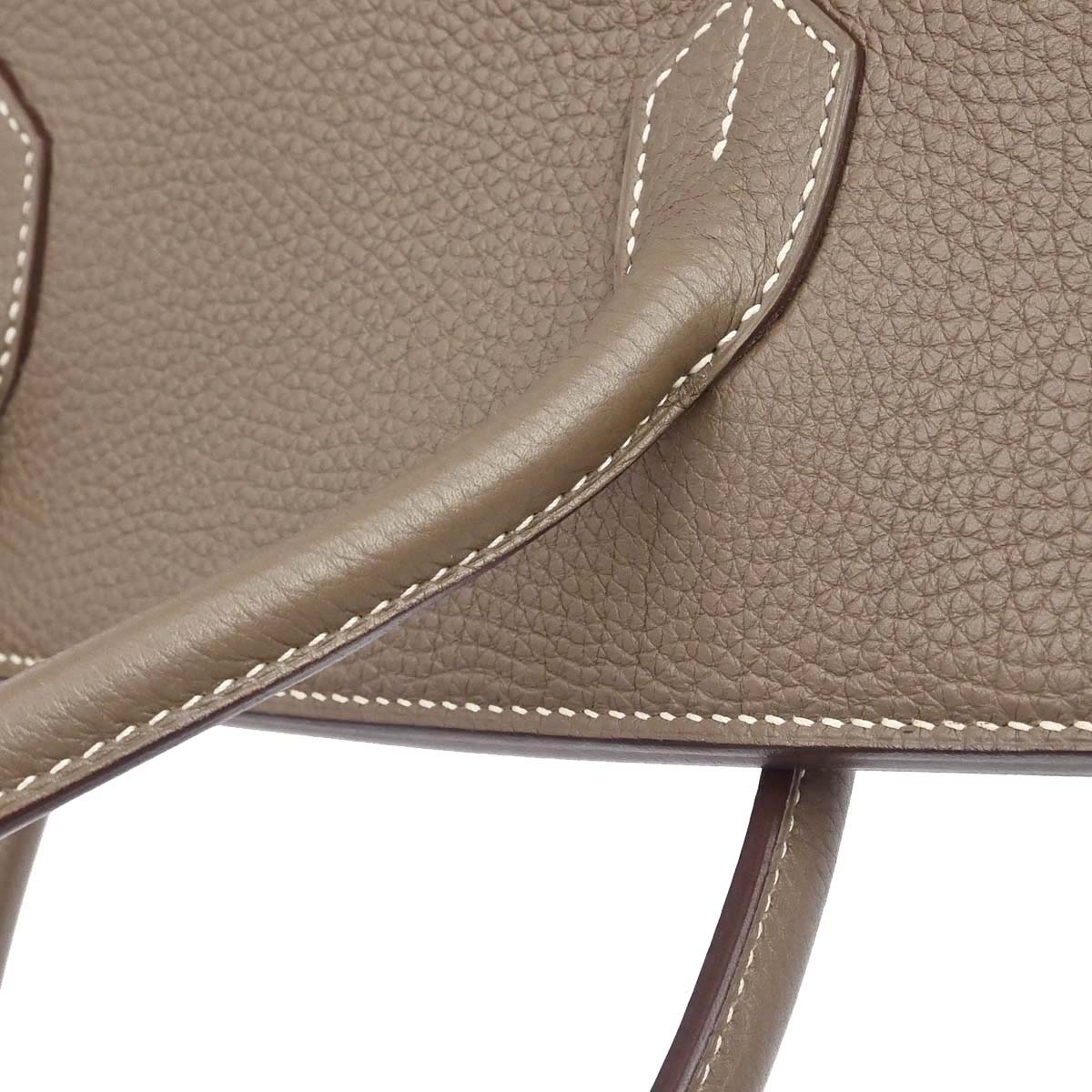 Hermes 2012 Etoupe Gray Togo Birkin 40 Handbag